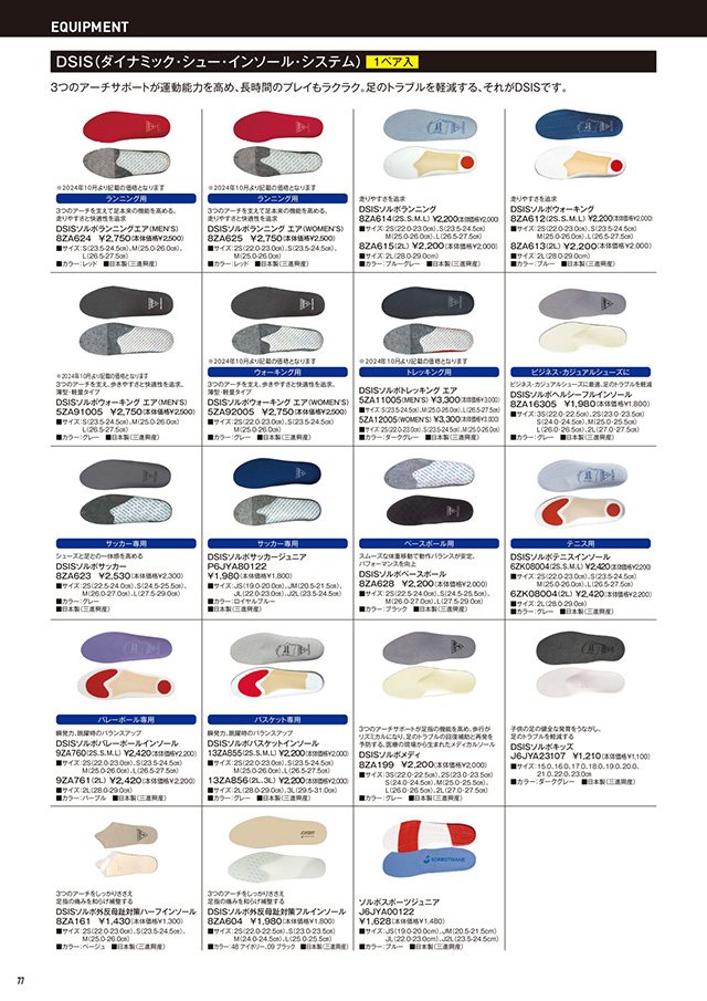 ミズノ 卓球 2025 カタログ P077