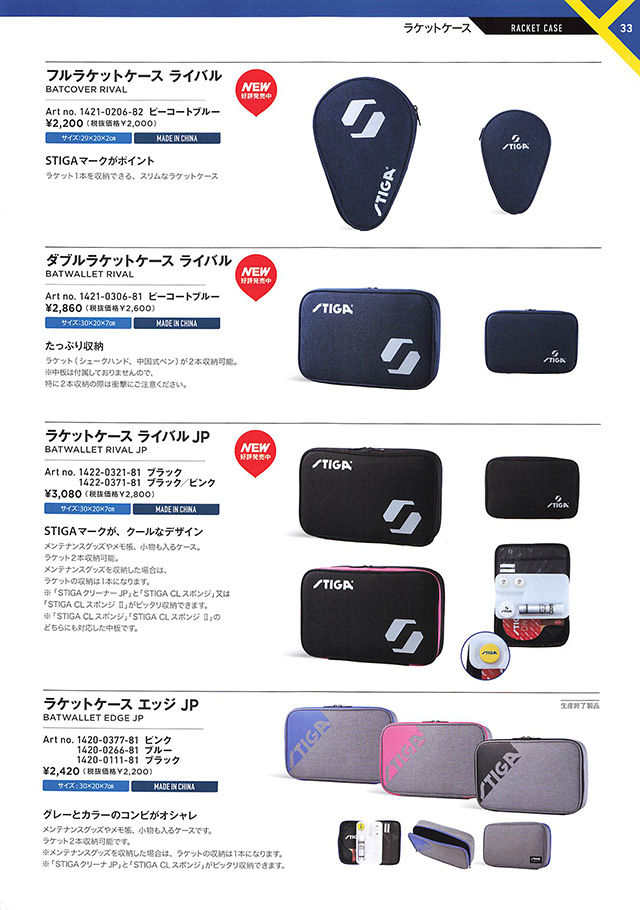 STIGA 2023 Table Tennis Catalog P033