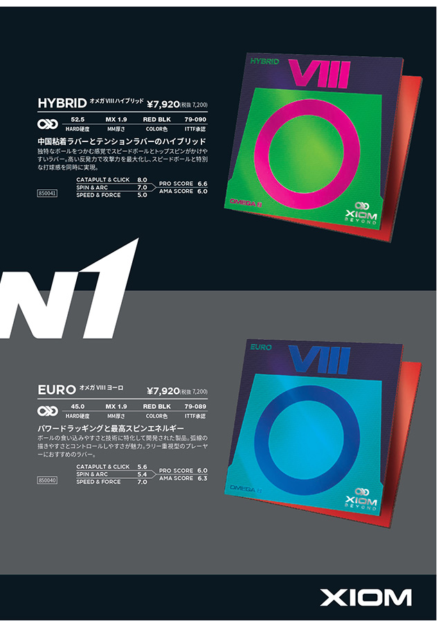 VICTAS 2026 table tennis catalog P098