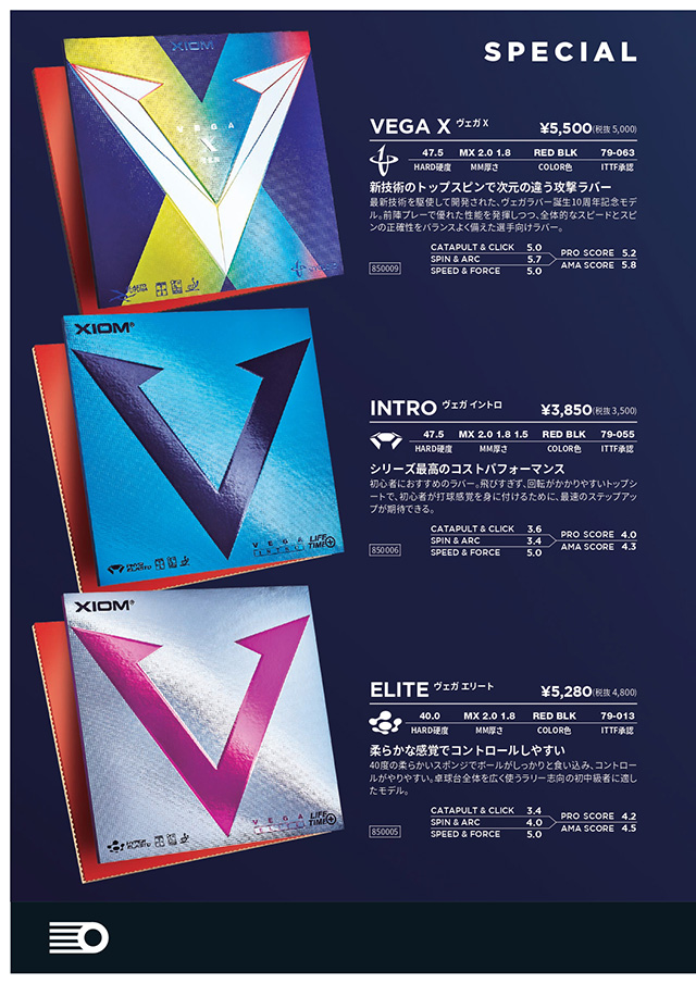 VICTAS 2026 table tennis catalog P111