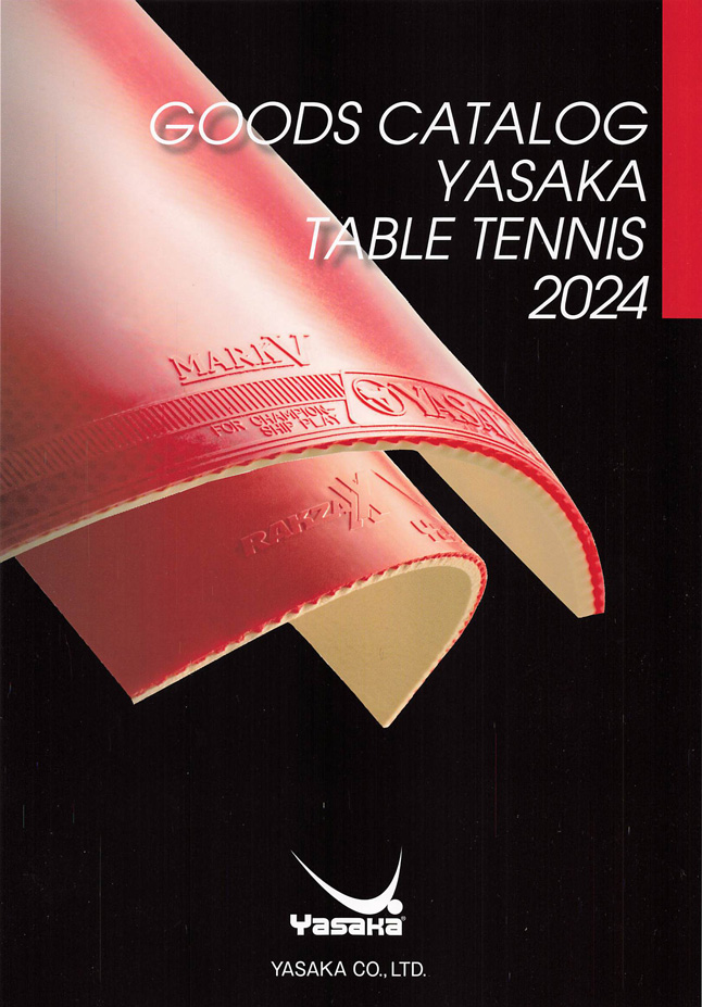 Yasaka 2024 Table Tennis Catalog P000